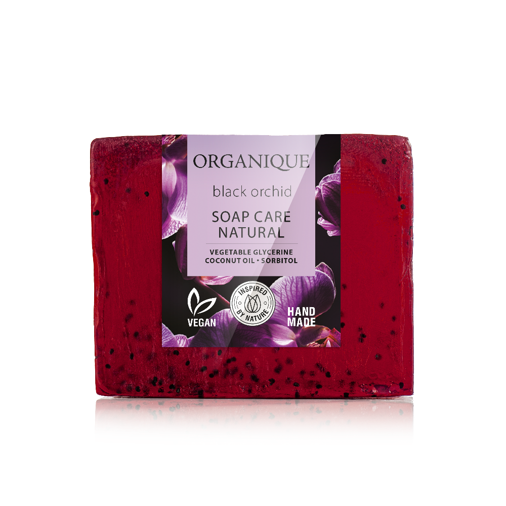 ORGANIQUE Black Orchid Tvål 100gr VEGANSK