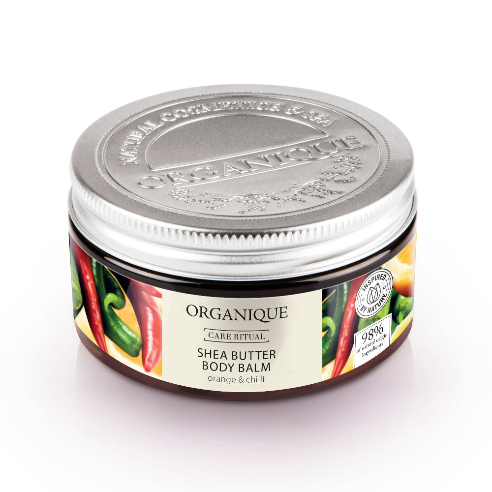 ORGANIQUE Orange & Chilli, Shea Butter Body Balm 100ml