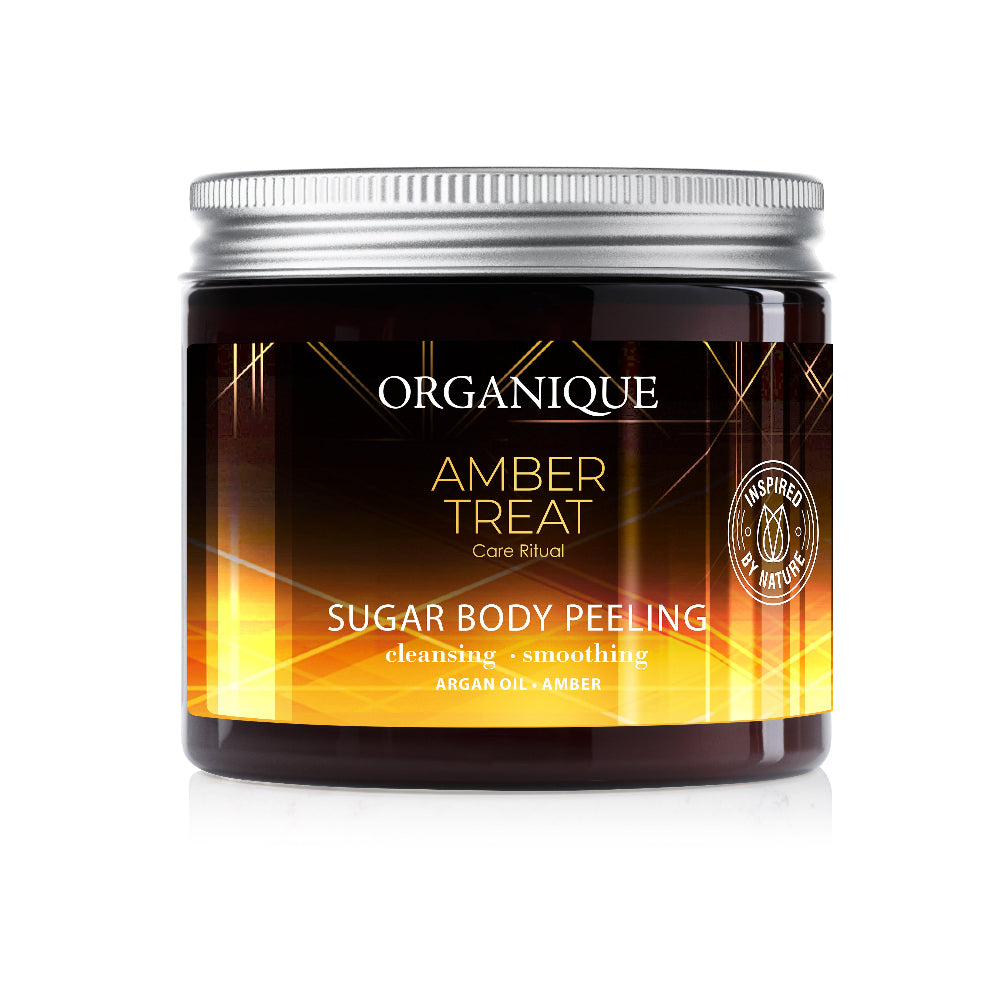 ORGANIQUE Amber Treat Sugar Body Peeling 200 ml VEGANSK
