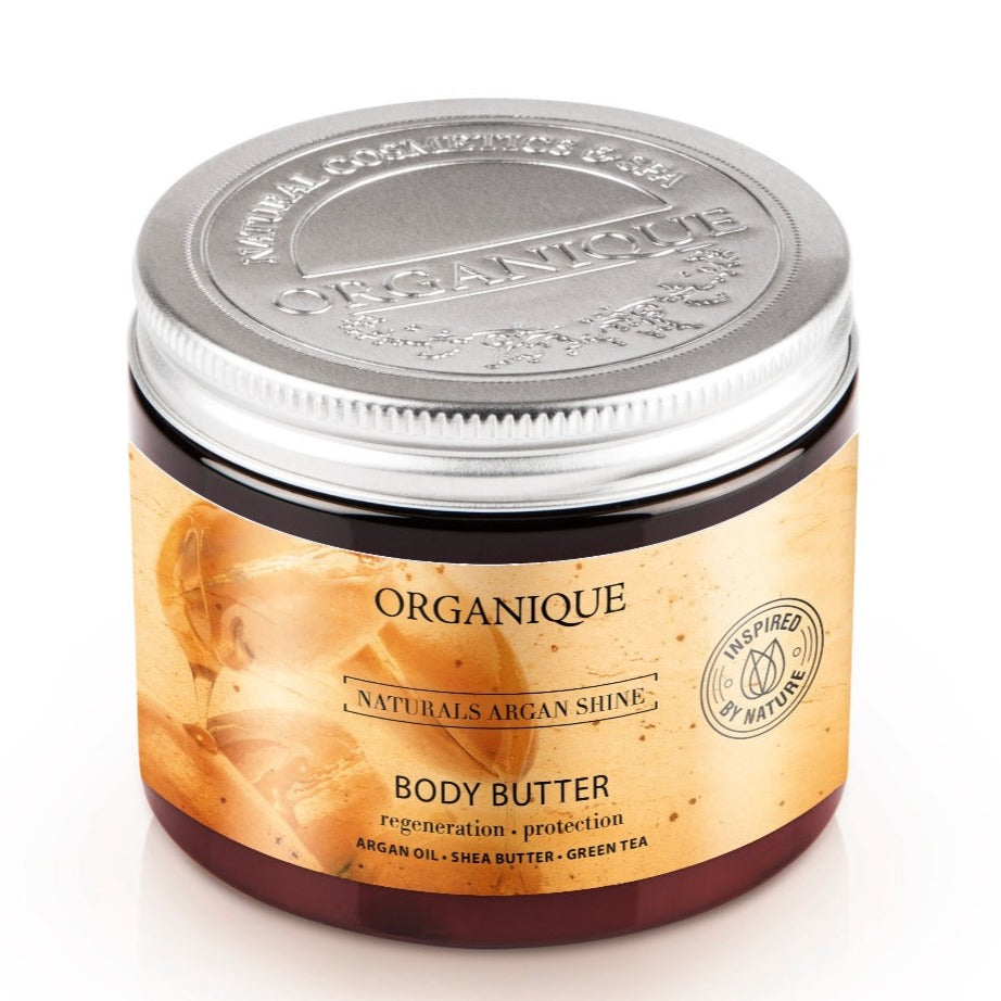 ORGANIQUE Naturals Argan Shine Body Butter 200ml VEGANSK