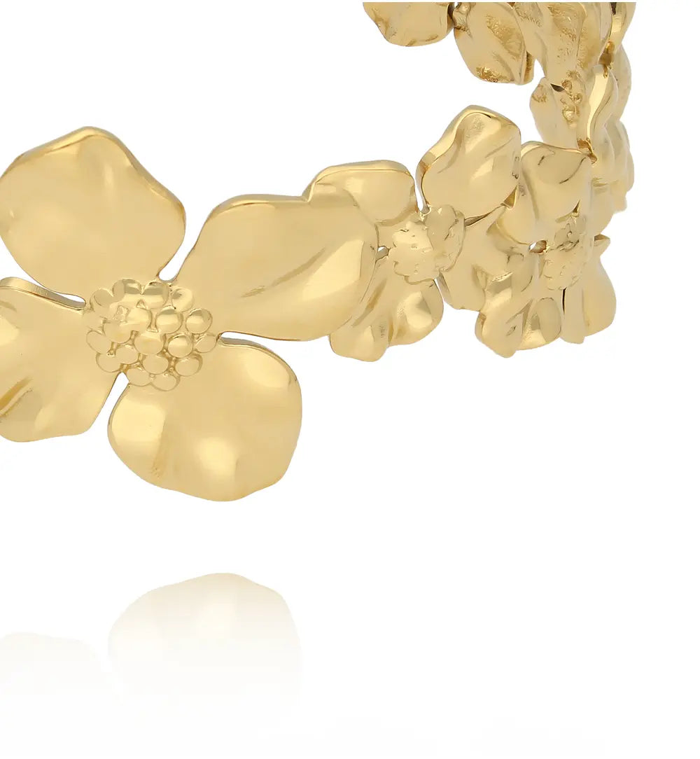 Smycken BY DZIUBEKA Armband Stora Blommor