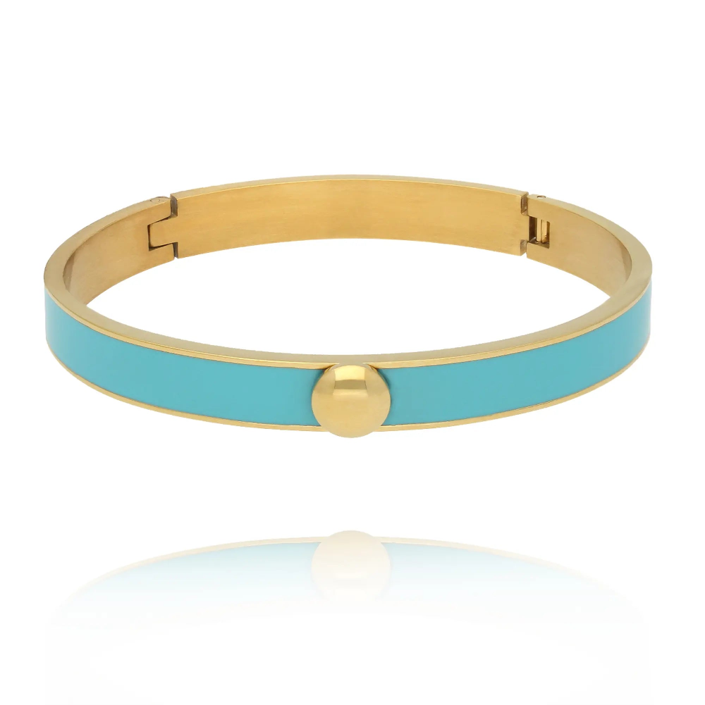 Smycken BY DZIUBEKA Armband, Stelt, Secret Garden Turkos