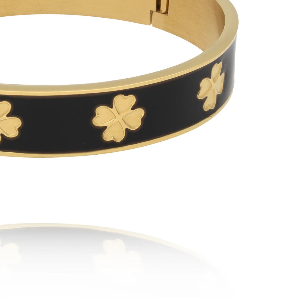 Smycken BY DZIUBEKA Armband, Stelt, Fyrklöver