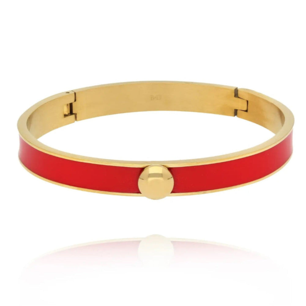 Smycken BY DZIUBEKA Armband, Stelt, Secret Garden Röd