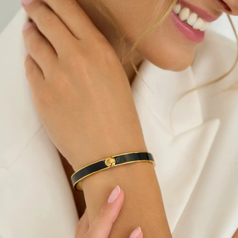 Smycken BY DZIUBEKA Armband, Stelt, Secret Garden Svart