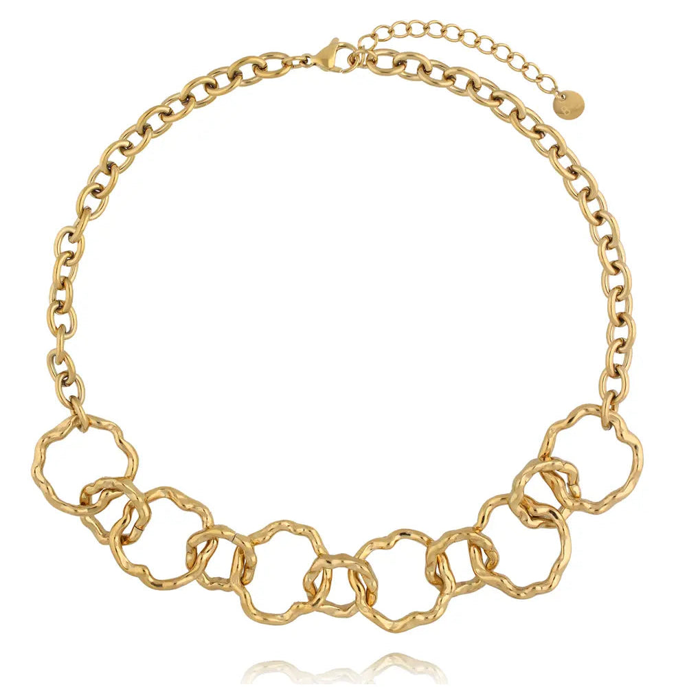 Smycken BY DZIUBEKA Halsband Golden Circles