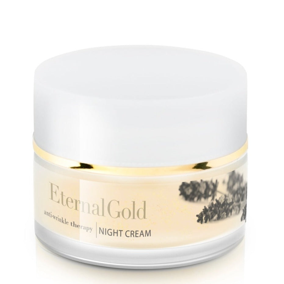 ORGANIQUE Eternal Gold Anti-Wrinkle Therapy Night Cream 50ml VEGANSK