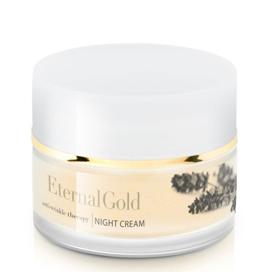ORGANIQUE Eternal Gold Anti-Wrinkle Therapy Night Cream 50ml VEGANSK