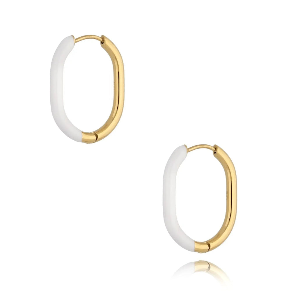 Smycken BY DZIUBEKA Örhängen Enamel Emaljerade