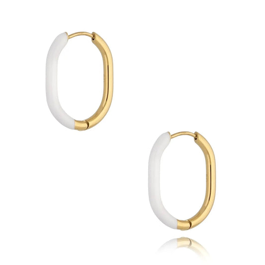 Smycken BY DZIUBEKA Örhängen Enamel Emaljerade