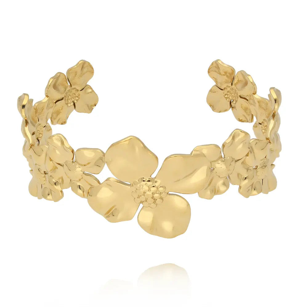 Smycken BY DZIUBEKA Armband Stora Blommor