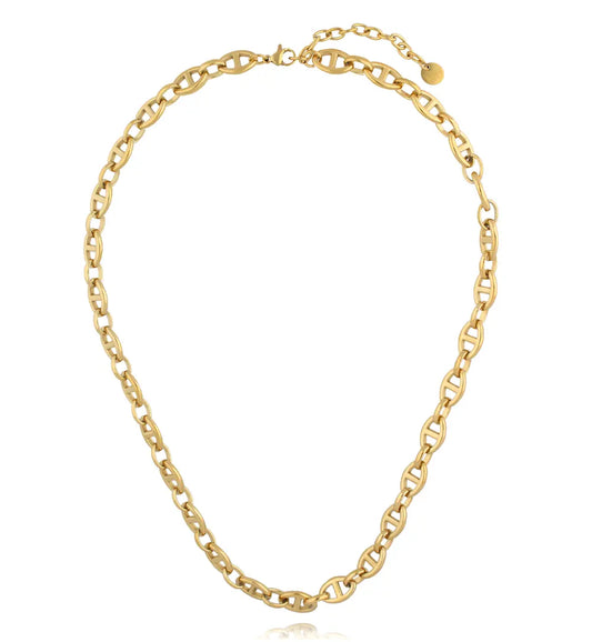 Smycken BY DZIUBEKA Halsband Simple Steel