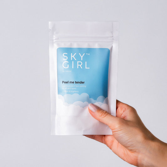 SKY GIRL Peel Me Tender 60gr, VEGANSK, lystergivande syrapeeling för ansiktet