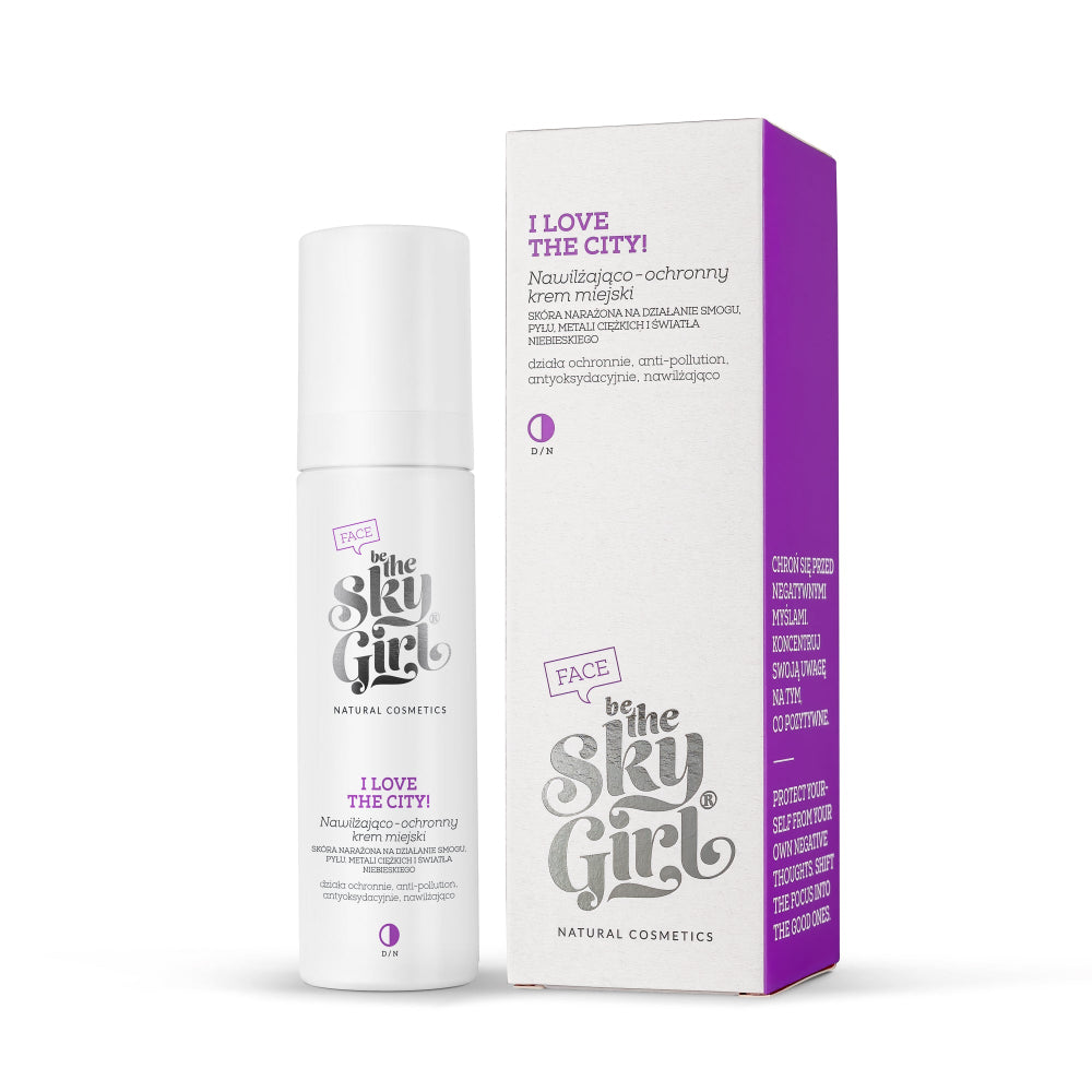 SKY GIRL I Love The City 50ml, återfuktande och skyddande citykräm VEGANSK