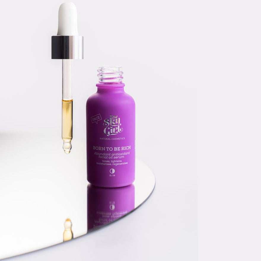 SKY GIRL Born To Be Rich, Abundant antioxidant facial oil serum 30ml VEGANSK