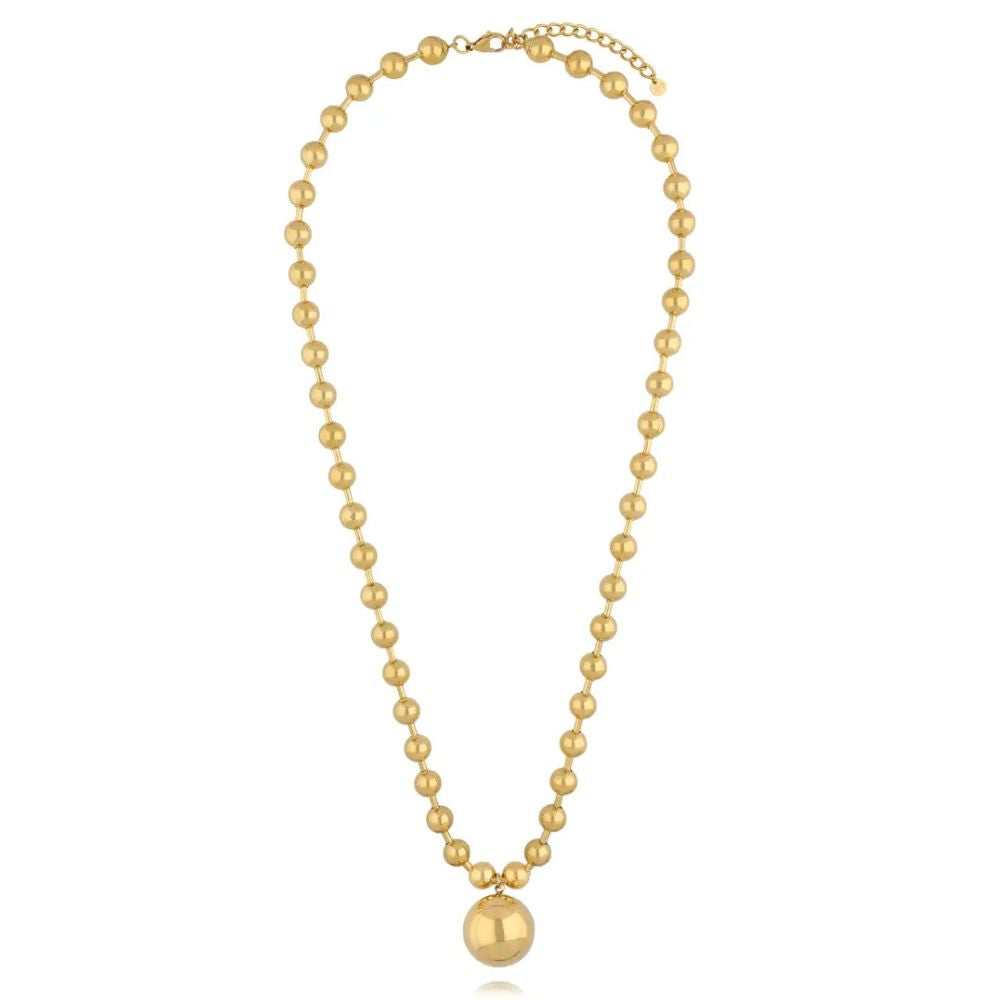 Smycken BY DZIUBEKA Halsband, Golden Statement
