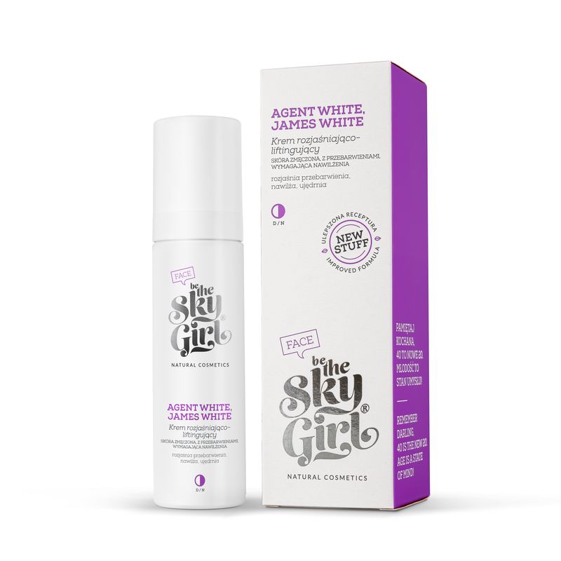 SKY GIRL Agent White, James White, luminous lifting cream 50ml VEGANSK