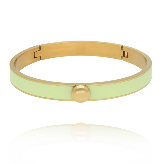 Smycken BY DZIUBEKA Armband, Stelt, Secret Garden Pistagegrön