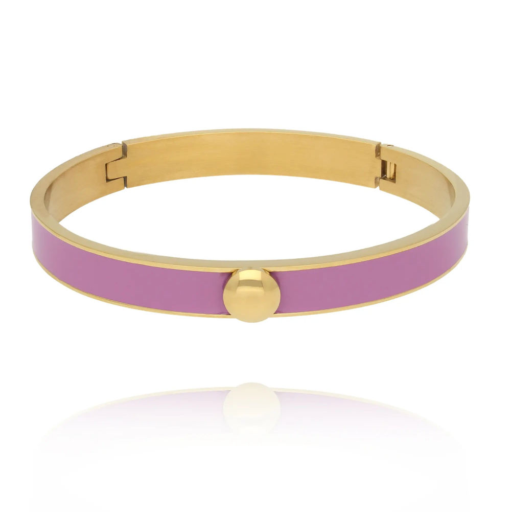 Smycken BY DZIUBEKA Armband, Stelt, Secret Garden Lila