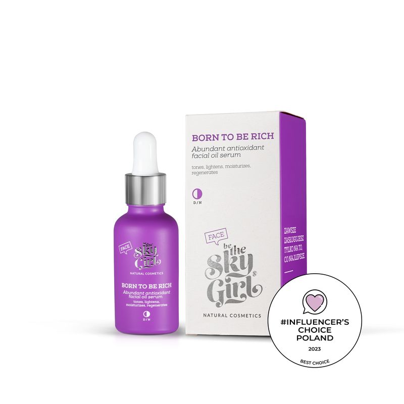 SKY GIRL Born To Be Rich, Abundant antioxidant facial oil serum 30ml VEGANSK