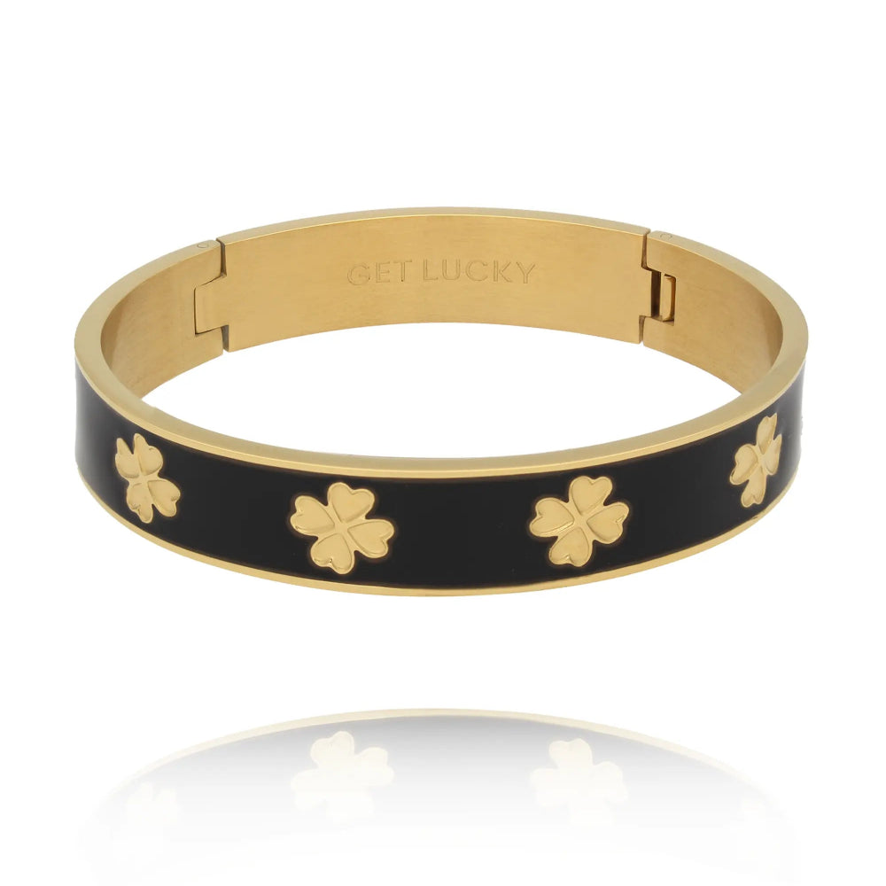 Smycken BY DZIUBEKA Armband, Stelt, Fyrklöver