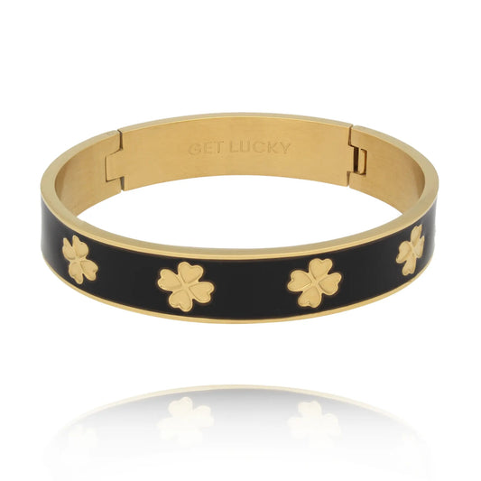 Smycken BY DZIUBEKA Armband, Stelt, Fyrklöver