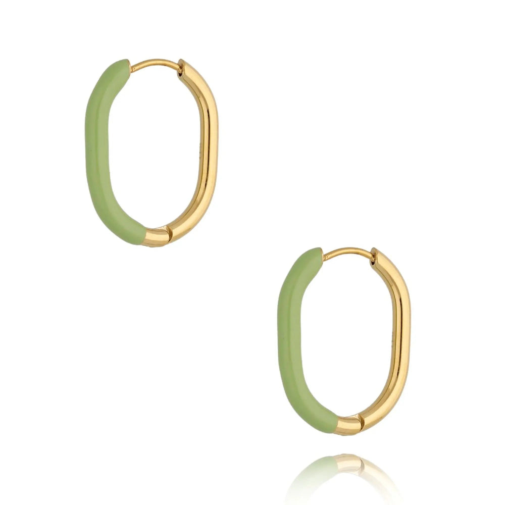 Smycken BY DZIUBEKA Örhängen Enamel Emaljerade