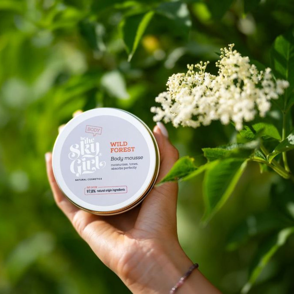 SKY GIRL Body Mousse, Wild Forest, 200ml VEGANSK