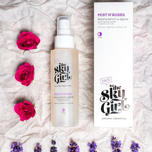 SKY GIRL Mist N'Roses, Rosy Liquid Face Serum 100ml VEGANSK
