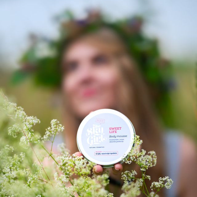 SKY GIRL Body Mousse, Sweet Life, 200ml VEGANSK